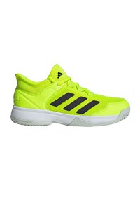 adidas Performance UBERSONIC 4 KIDS - da tennis per terra battuta - lucid lemon aurora black crystal jade