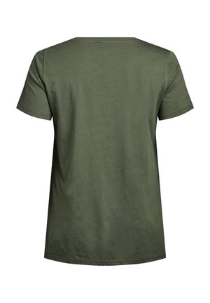 Zizzi, Basic T-shirt - thyme