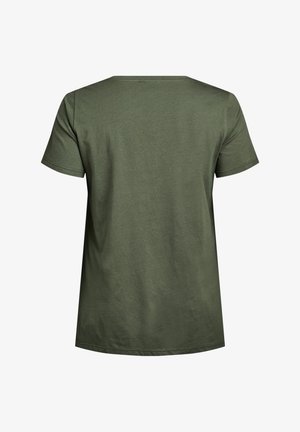 Zizzi, T-shirt basic - thyme