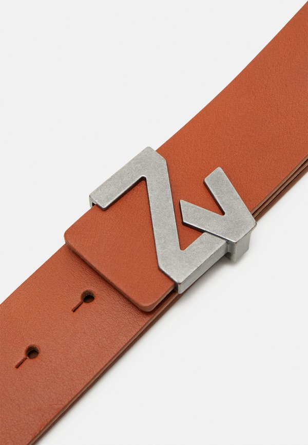 INITIALE BELT NATURAL UNISEX - Belt - cognac3