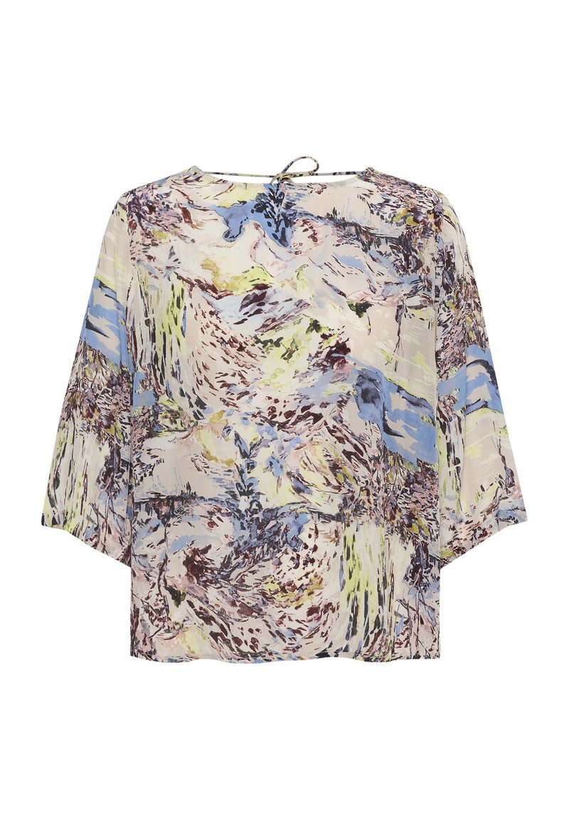 Cream Blouse lichtblauw