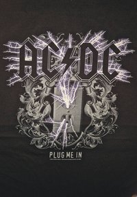rockshirts AC/DC  PLUG ME IN  - Triko s potiskem - black