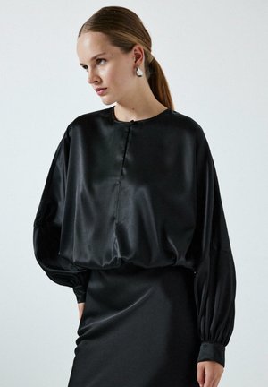 Touché Privé WITH ELASTIC WAIST - Blouse - black