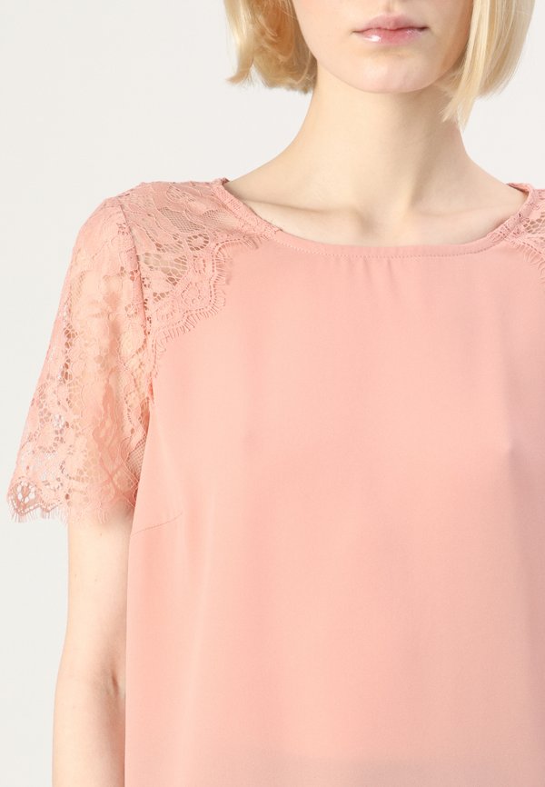 VIBERG O NECK - Blouse - misty rose3