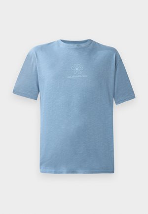 SKIPPING STONES - Print T-shirt - china blue
