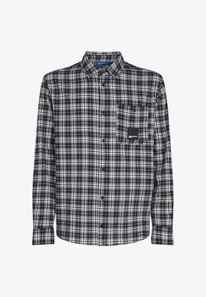 Karl Lagerfeld Jeans, CHEST POCKET CHECKED - Hemd - small black-white yd check
