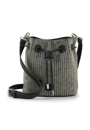 TOM TAILOR DENIM TOM TAILOR DENIM BAGS TTMADELYN S UMHÄNGETASCHE IN BAST-OPTIK - Borsa a tracolla - mixed black