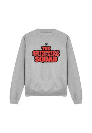 Warner Brothers, SUICIDE SQUAD 2/MAIN LOGO - Sweatshirt - mottled light grey