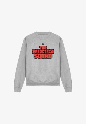 Warner Brothers, SUICIDE SQUAD 2/MAIN LOGO - Sweatshirt - mottled light grey