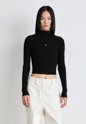 Tommy Jeans Strikkegenser - black