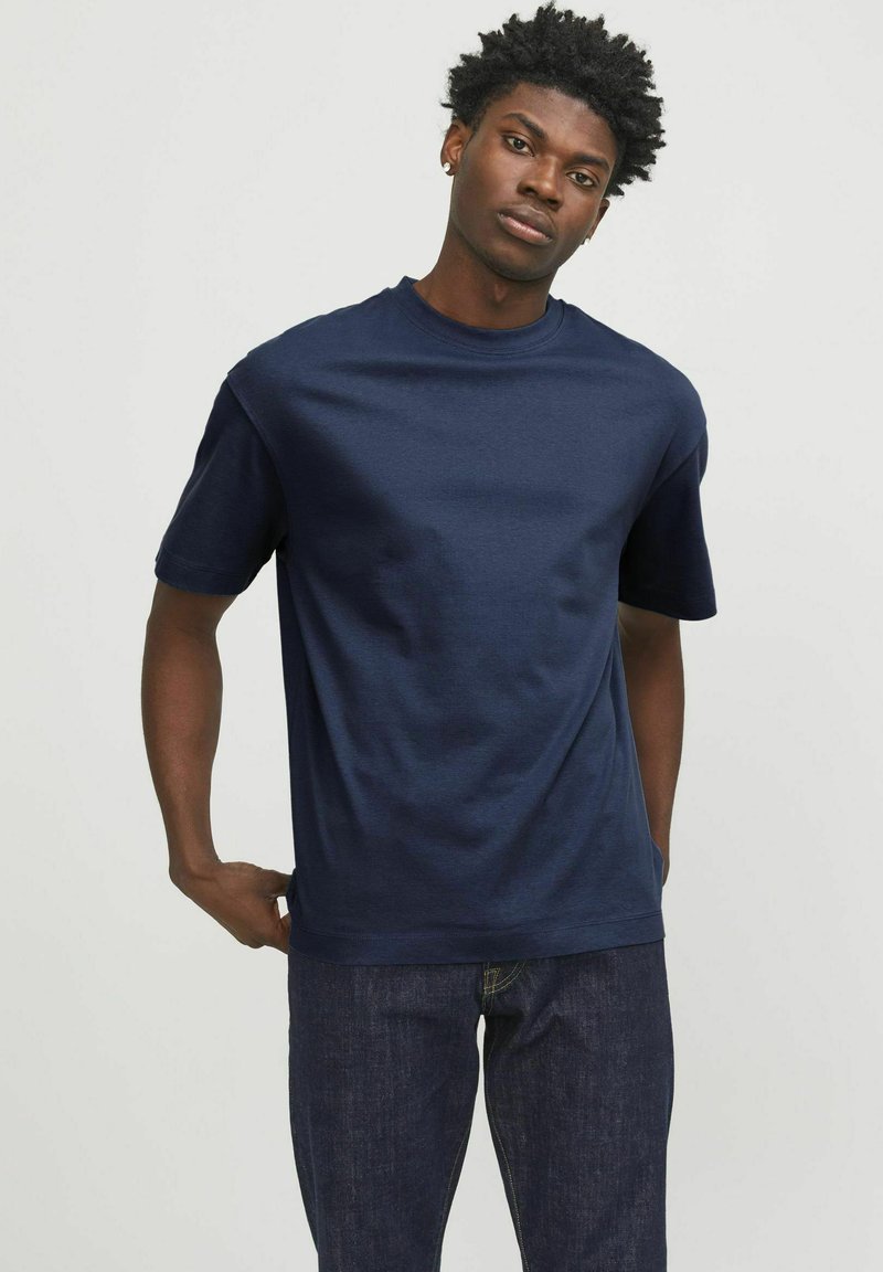 Jack & Jones JJEURBAN EDGE TEE NOOS - Basic T-shirt - ensign blue