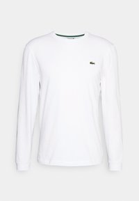 LONG SLEEVES SPORTS T-SHIRT COTTON - Pitkähihainen paita - white