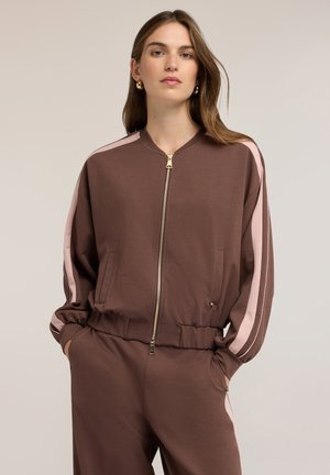 Motivi FELPA APERTA CON ZIP E MANICHE RAGLAN - Bomberjacke - marrone
