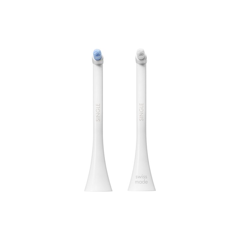 Curaprox - BRUSH HEAD SINGLE DOUBLE PACK - Accessori igiene orale - white, Ingrandire
