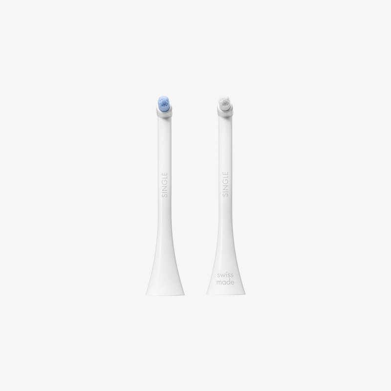 Curaprox - BRUSH HEAD SINGLE DOUBLE PACK - Accessori igiene orale - white, Ingrandire