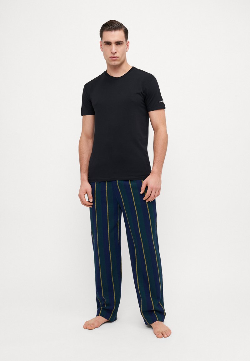 Polo Ralph Lauren - CREW UNDERSHIRT 3 PACK - Caraco - black, Agrandir
