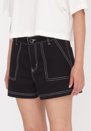 WALK STONE KRAFT - Farkkushortsit - black