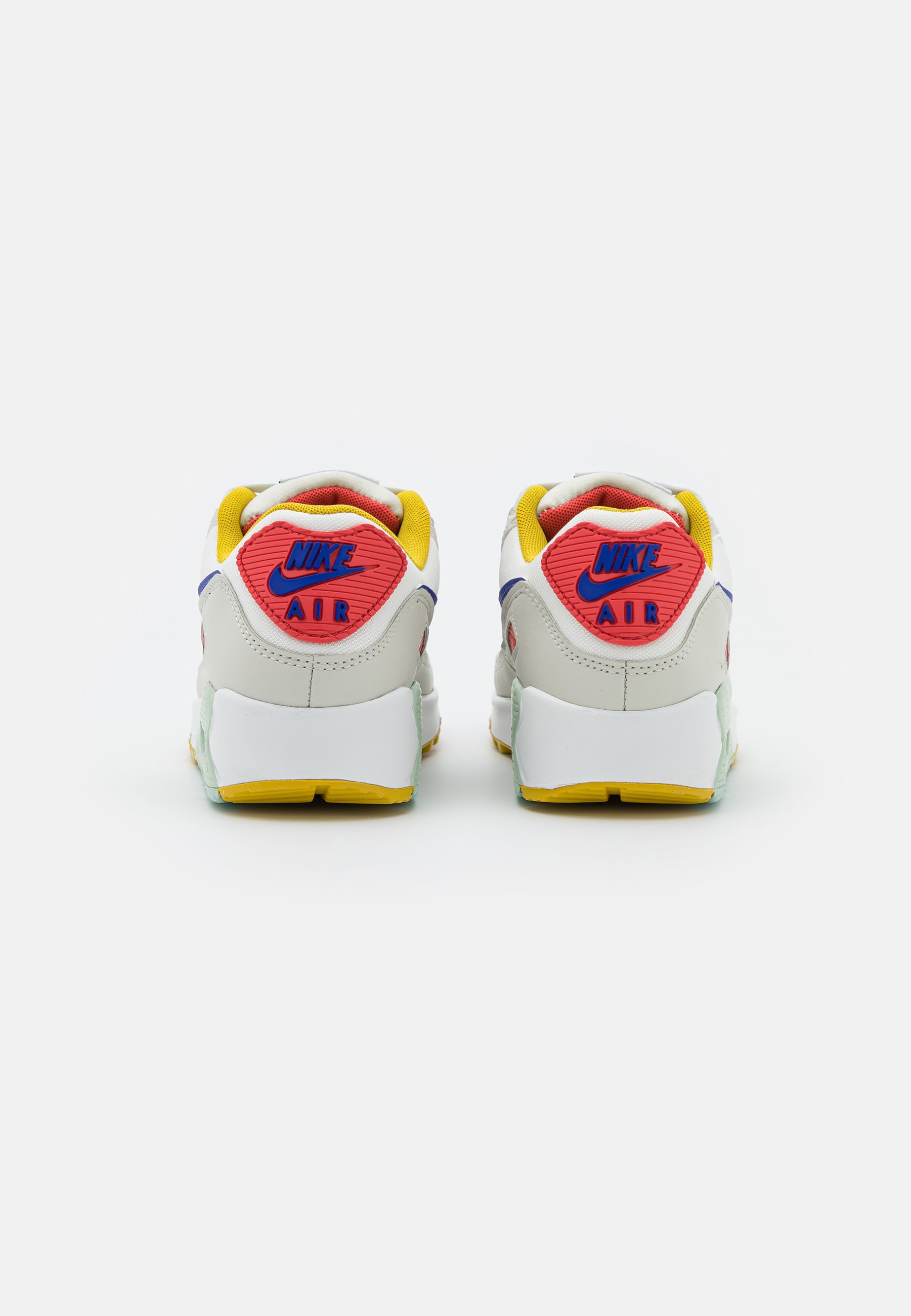 Nike Sportswear AIR MAX 90 - Sneakers laag - summit white/light  bone/pistachio frost/lapis/Beige - Zalando.be
