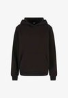 LOOSE BRUSHED - Sweat à capuche - black