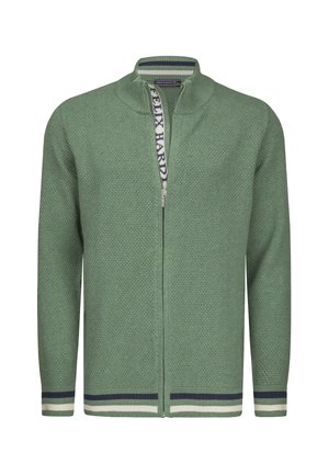 HIGH COLLAR  - Cardigan - green