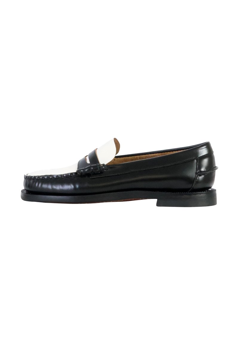 Sebago CLASSIC - Instappers - noir blanc