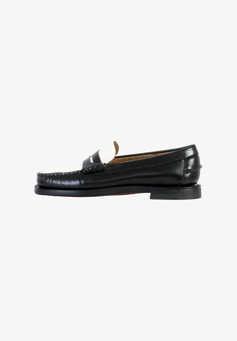 Sebago CLASSIC - Instappers - noir blanc
