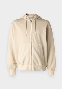 JJECHARGE OVERSIZE FADED ZIP HOODIE - Jaka ar rāvējslēdzēju - humus
