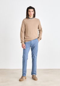 BOSS SLIM - Hlače chino - medium blue