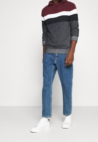 Jack & Jones Felpa con cappuccio - bordeaux