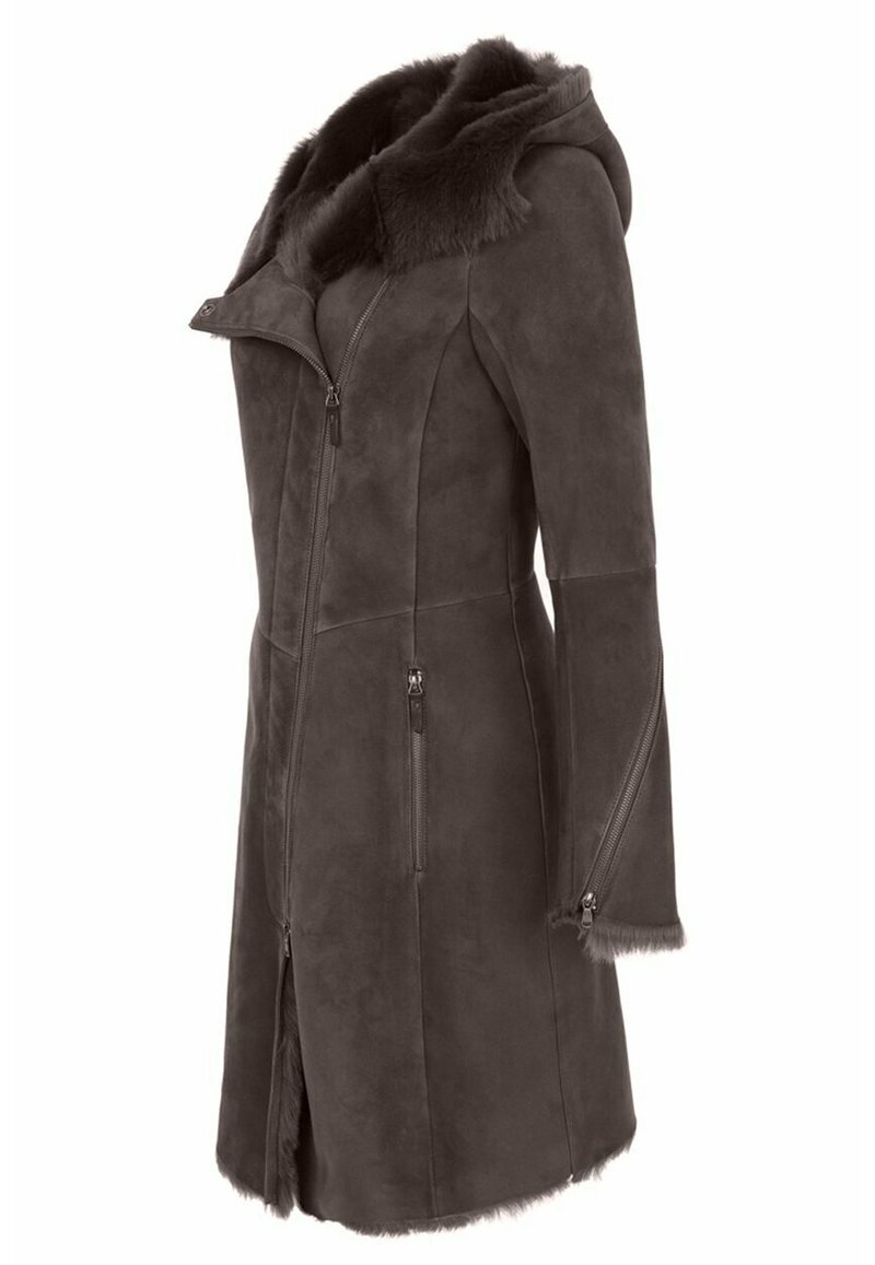 Damen Parkas | Vespucci by VSP TESSA Wintermantel Brown Anthracite/anthrazit - IG82929 Damen Parkas | Vespucci by VSP TESSA Wintermantel Brown Anthracite/anthrazit - IG82929