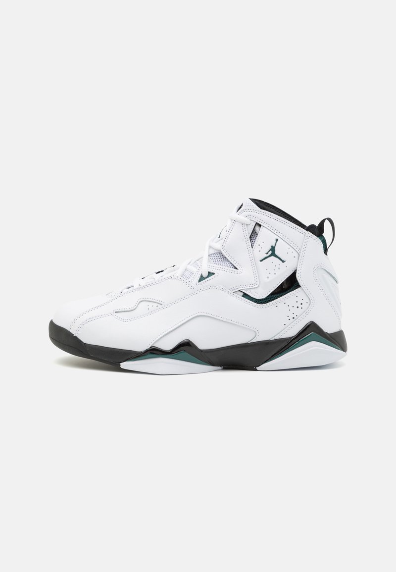 Jordan JORDAN TRUE FLIGHT - Sneaker high - white/black/oxidized green