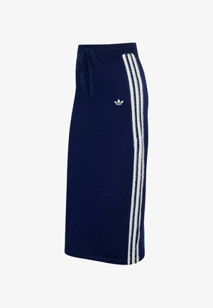 adidas Originals, Jupe trapèze - dark blue/white