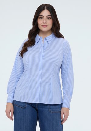 A RIGHE  - Camicia - azzurro