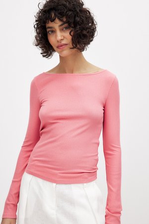 Camiseta de manga larga - pink