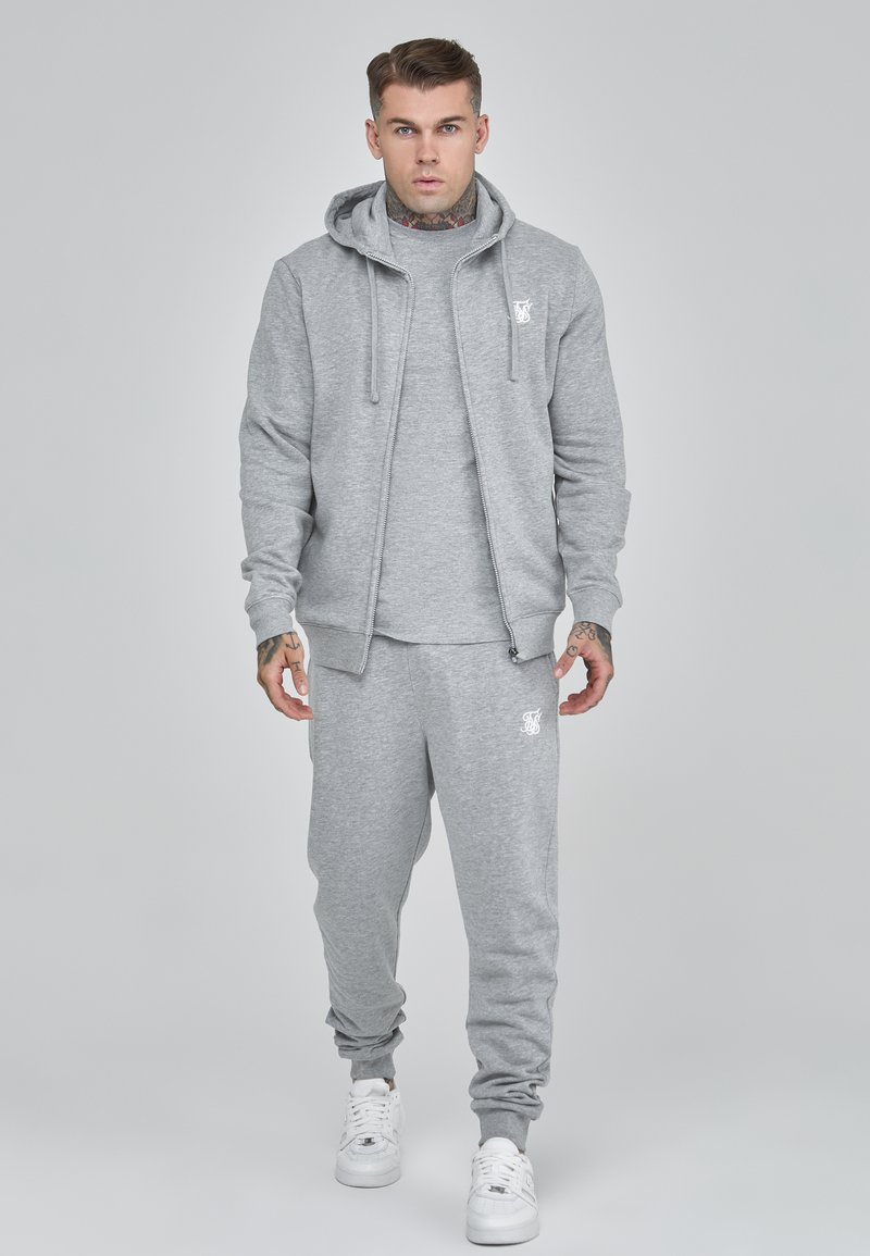 SikSilk Sweater met rits grijs