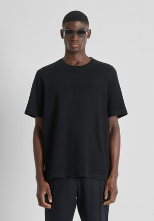RELAXED FIT WITH LOGO - T-shirt basic - black