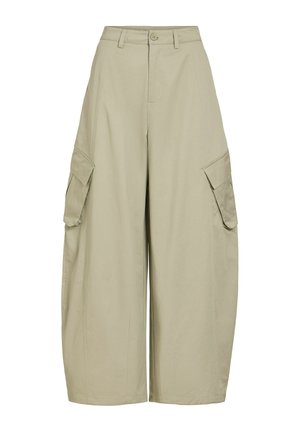 VILA, TROUSERS VIKASU BARREL-FIT - Pantalon cargo - seneca rock