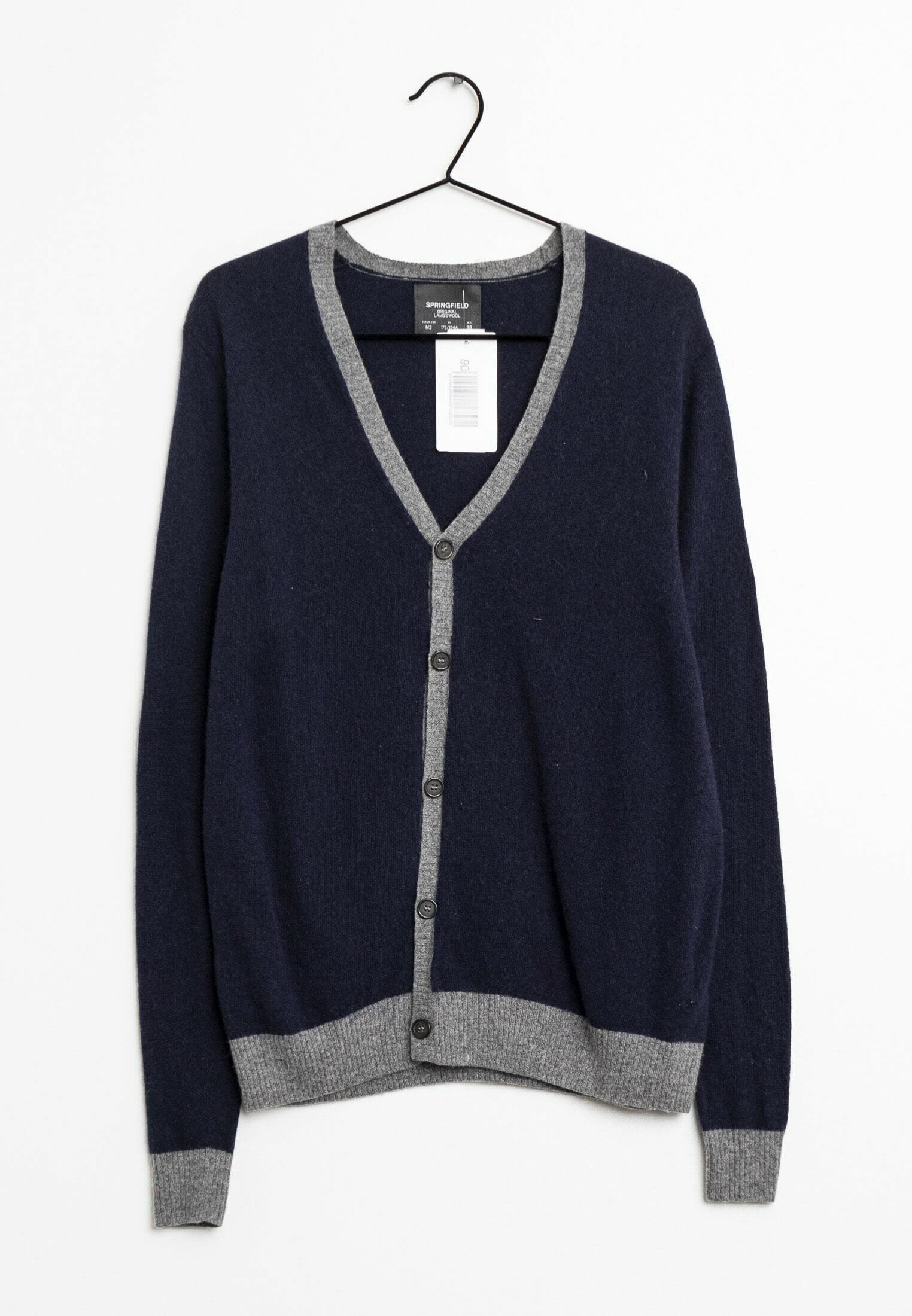 Springfield Chaqueta de punto - blue/azul - Zalando.es