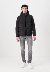 TOM TAILOR DENIM HYBRID - Lengva striukė - black