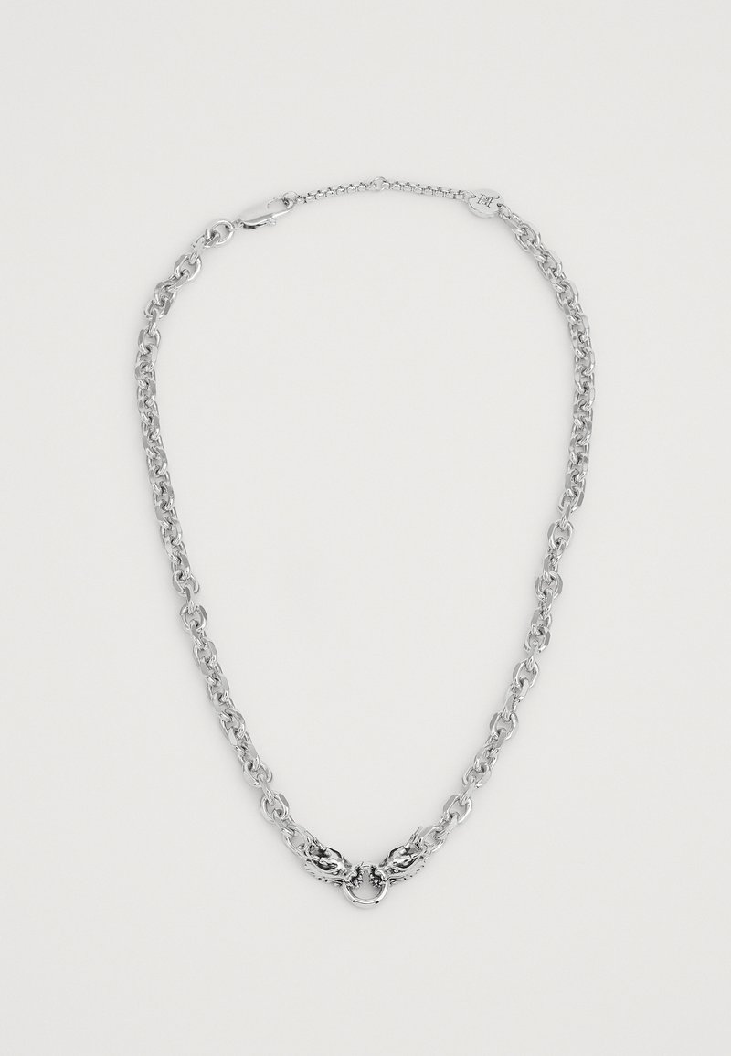 Ed Hardy DRAGON CHOKER CHAIN NECKLACE UNISEX - Ketting - silver ...