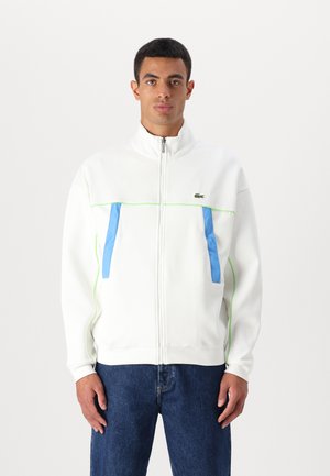 Lacoste Užtrauktuku užsegamas treningas - flour/white/brasilia/arge