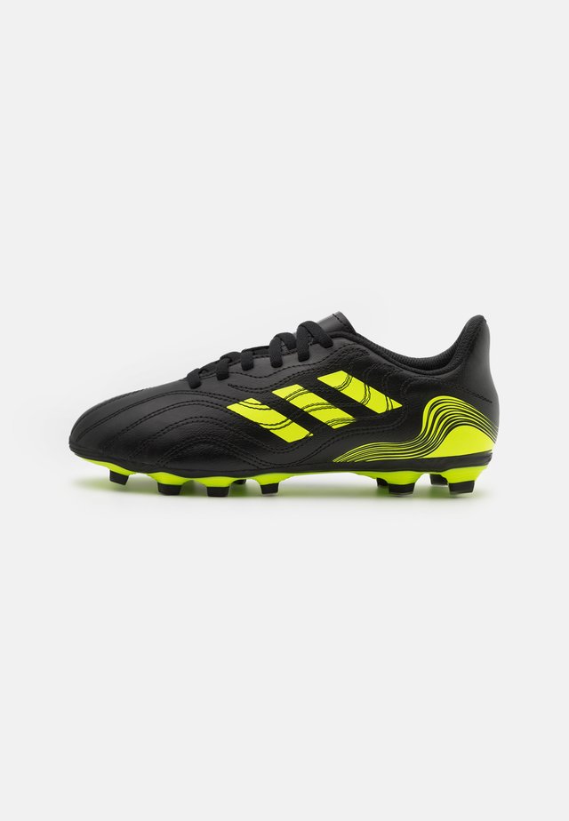 COPA SENSE.4 FXG UNISEX - Voetbalschoenen met kunststof noppen - core black/solar yellow
