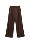 VMHAILEY WIDE PLEAT - Broek - coffee bean