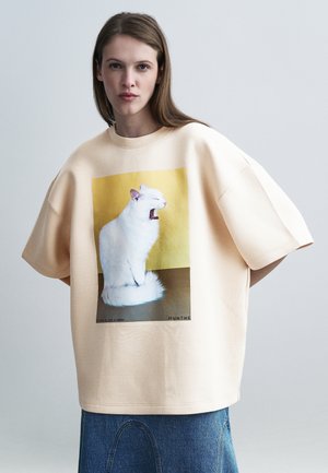 RAPLOI - T-shirts print - beige