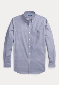 CUSTOM FIT GINGHAM STRETCH POPLIN SHIRT - Camisa - navy/white