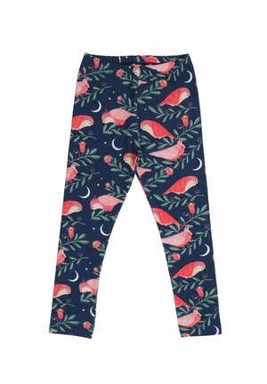 PINKY BIRDS - Leggings - dark blue