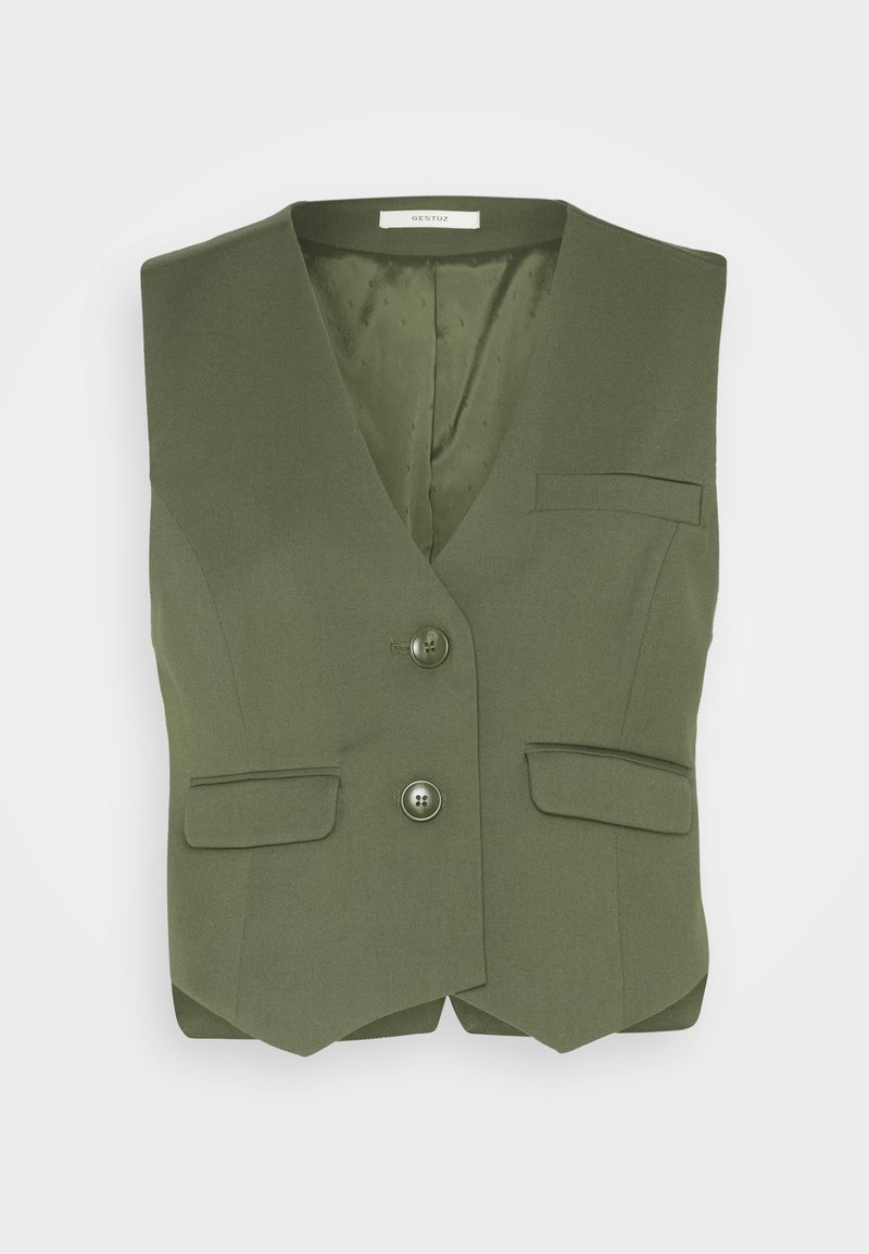 Gestuz Bodywarmer donkergroen
