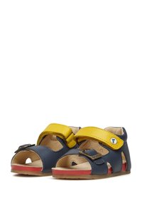 Falcotto BEA-Sandales en cuir avec boucle et velcro, Beige 21