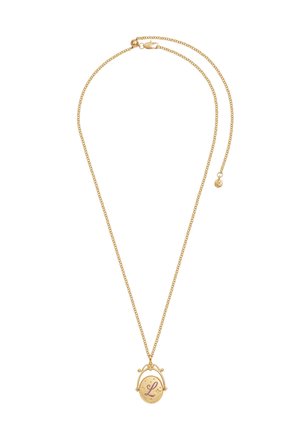 FABLE ENGLAND L INITIAL LAVENDER SPINNER CHAIN - Verižica - gold-coloured