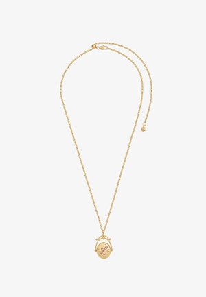 FABLE ENGLAND L INITIAL LAVENDER SPINNER CHAIN - Verižica - gold-coloured
